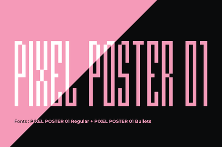 Pixel Poster 01 - Typeface