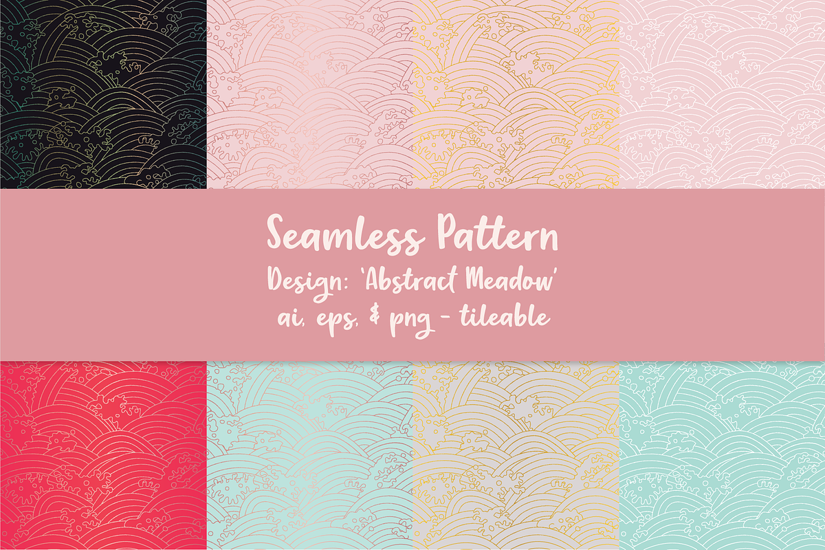 Abstract Meadow Seamless Pattern, a Pattern Graphic by R Whitehurst Design (Photo 1 of 9)