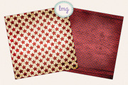 Americana Fourth Scrapbook Papers, a Pattern Graphic by Lavender Mint Graphics (Thumbnail 4 of 6)