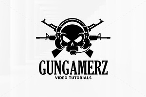 Gun Gamer Logo Template