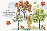 Gouache Textured Vector Brushes, a Brush Add-On by Anna Ivanir (Thumbnail 2 of 6)