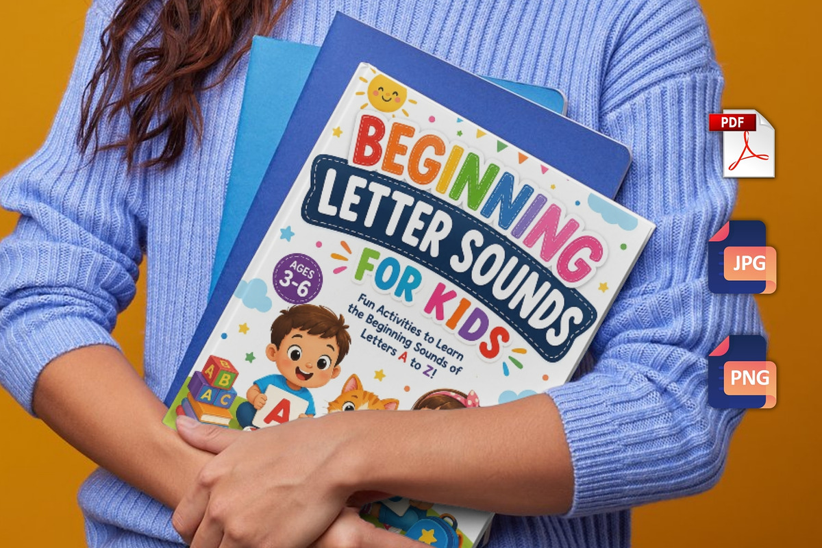 Beginning Letter Sounds for Kids, a Stationery Template by Designmela01 (Photo 5 of 6)