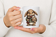 Whimsical Christmas Animals Clipart, a Seasonal Illustration by Canvas Craft (Thumbnail 9 of 10)