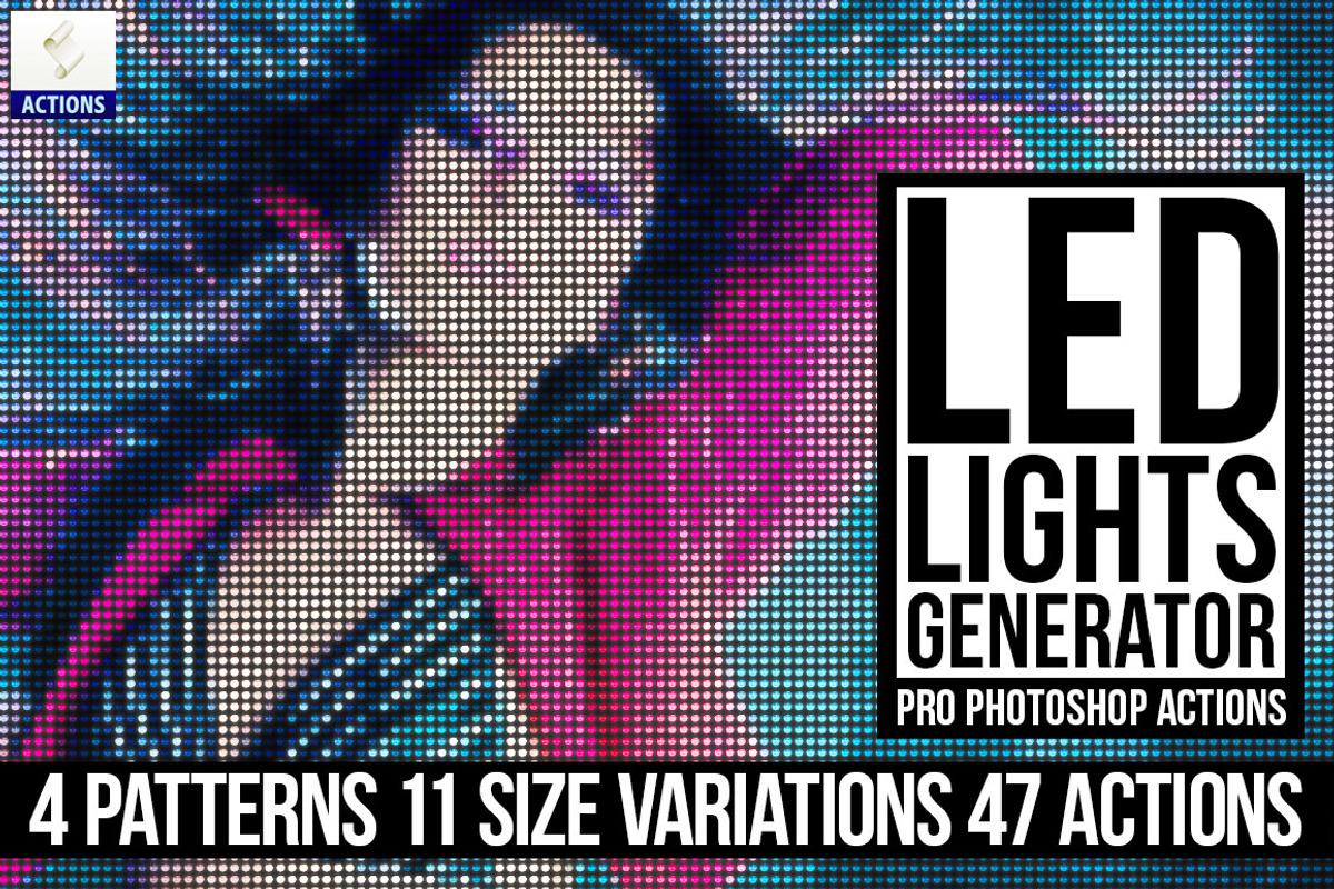 Led Lights Generator PS Actions