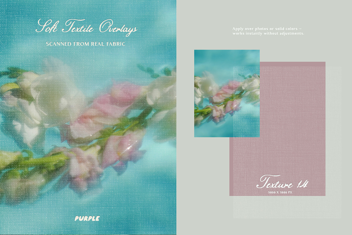 Soft Textile Overlays, a Texture Graphic by Purple (Photo 14 of 22)