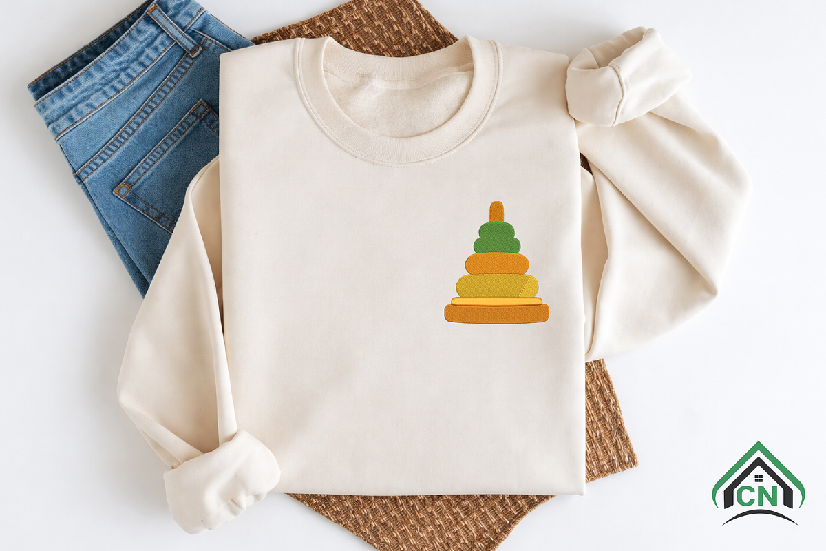 Baby Toy Essentials Embroidery, a Solid Icon by Craft Nest (Photo 3 of 6)