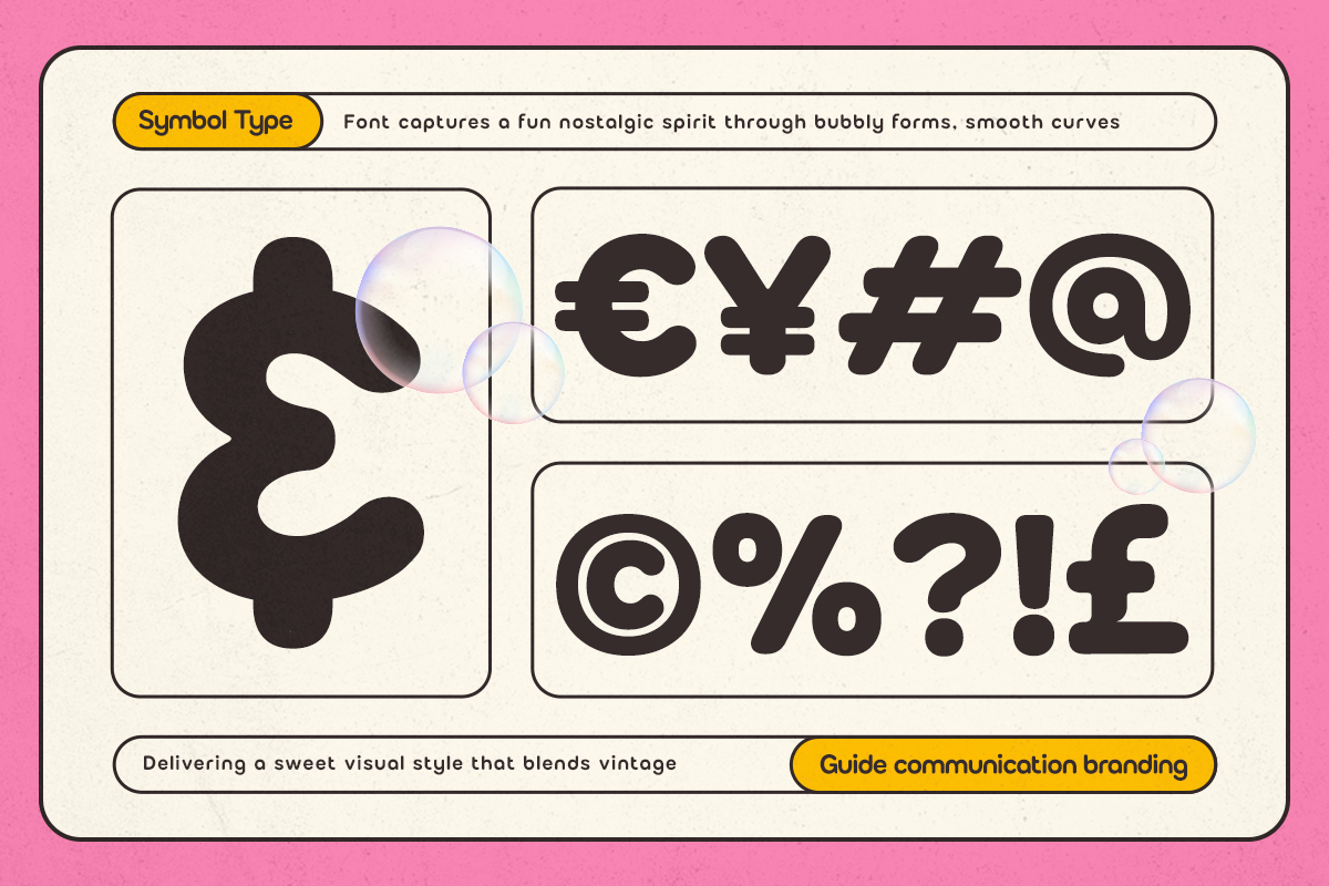 GC Bumble – Rounded Sans Display, a Sans Serif Font by Glyphonic (Photo 6 of 15)