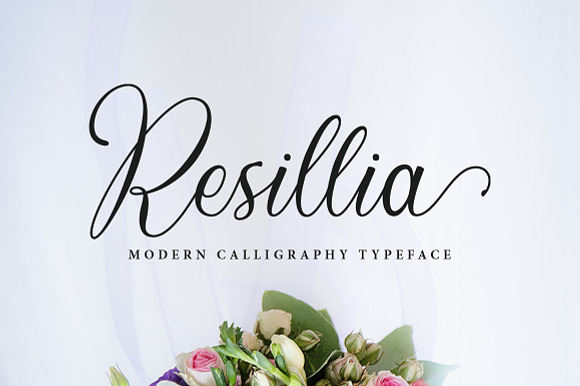 Resillia Script preview 8