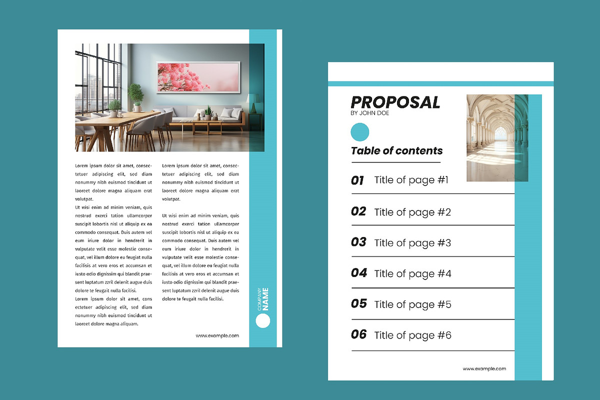 Business Proposal Template, a Templates & Theme by studiogstock (Photo 3 of 4)