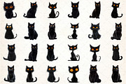 Quirky Funny Black Cat Sublimation, an Illustration by DreamCafeArt (Thumbnail 3 of 3)
