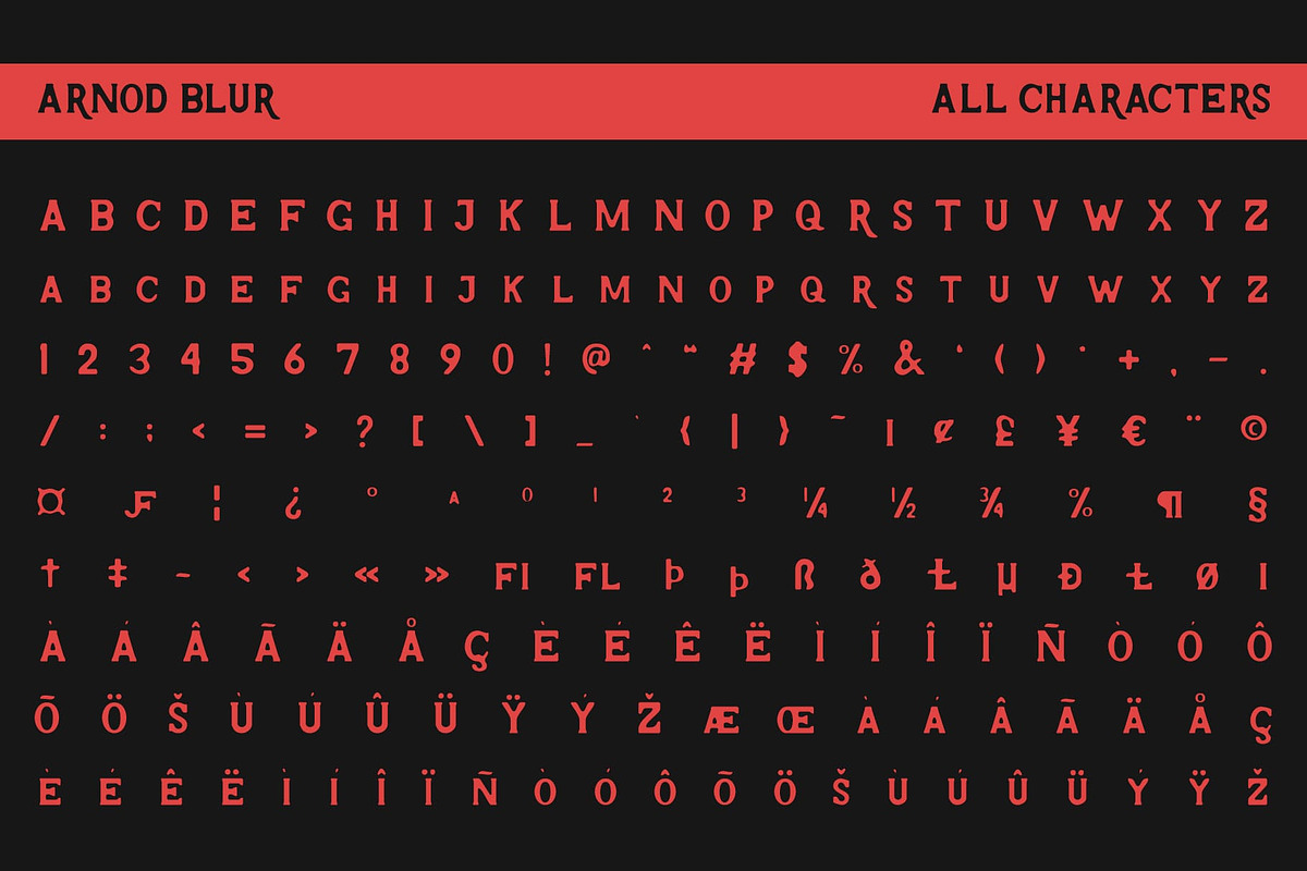 Arnod Blur, a Serif Font by Craft Supply Co. (Photo 8 of 8)