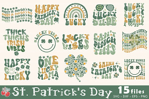 St Patrick's Day Bundle 15 Files SVG