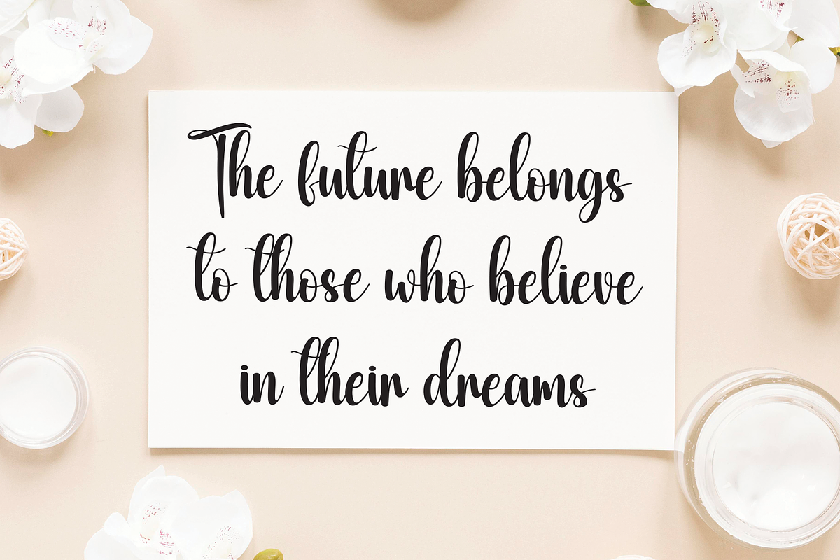 Shiny Wedding | Script Font, a Handwritten Font by Scratchones (Photo 2 of 9)