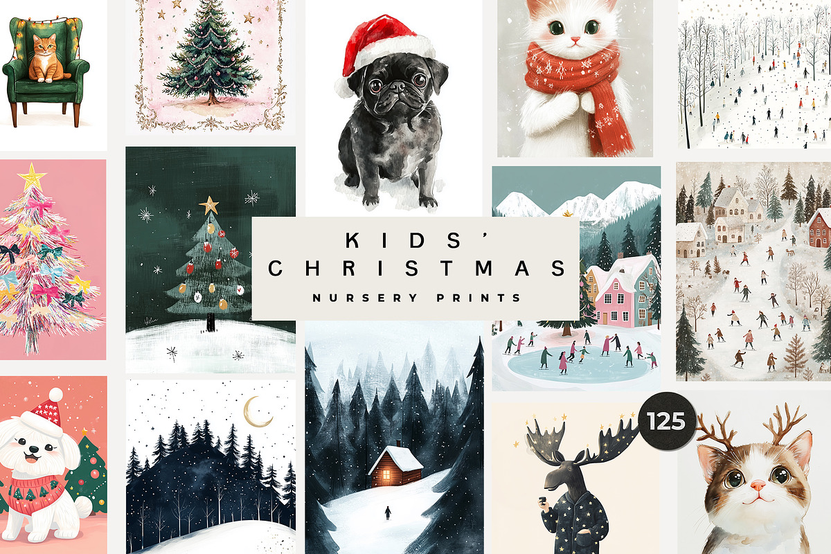CHRISTMAS BUNDLE (1,000+), an Object Graphic by Lana Elanor (Photo 5 of 9)