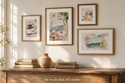 Vintage Postage Stamps & Envelopes, an Object Illustration by Where summer is (Thumbnail 8 of 16)