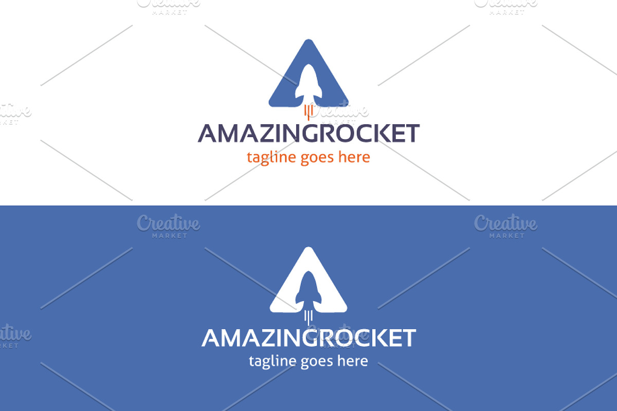 A Letter Rocket Logo, a Branding & Logo Template by Assaldesigns (Photo 1 of 5)