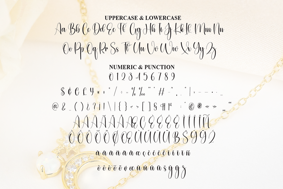 Jewelry | Script Font, a Handwritten Font by Scratchones (Photo 7 of 8)