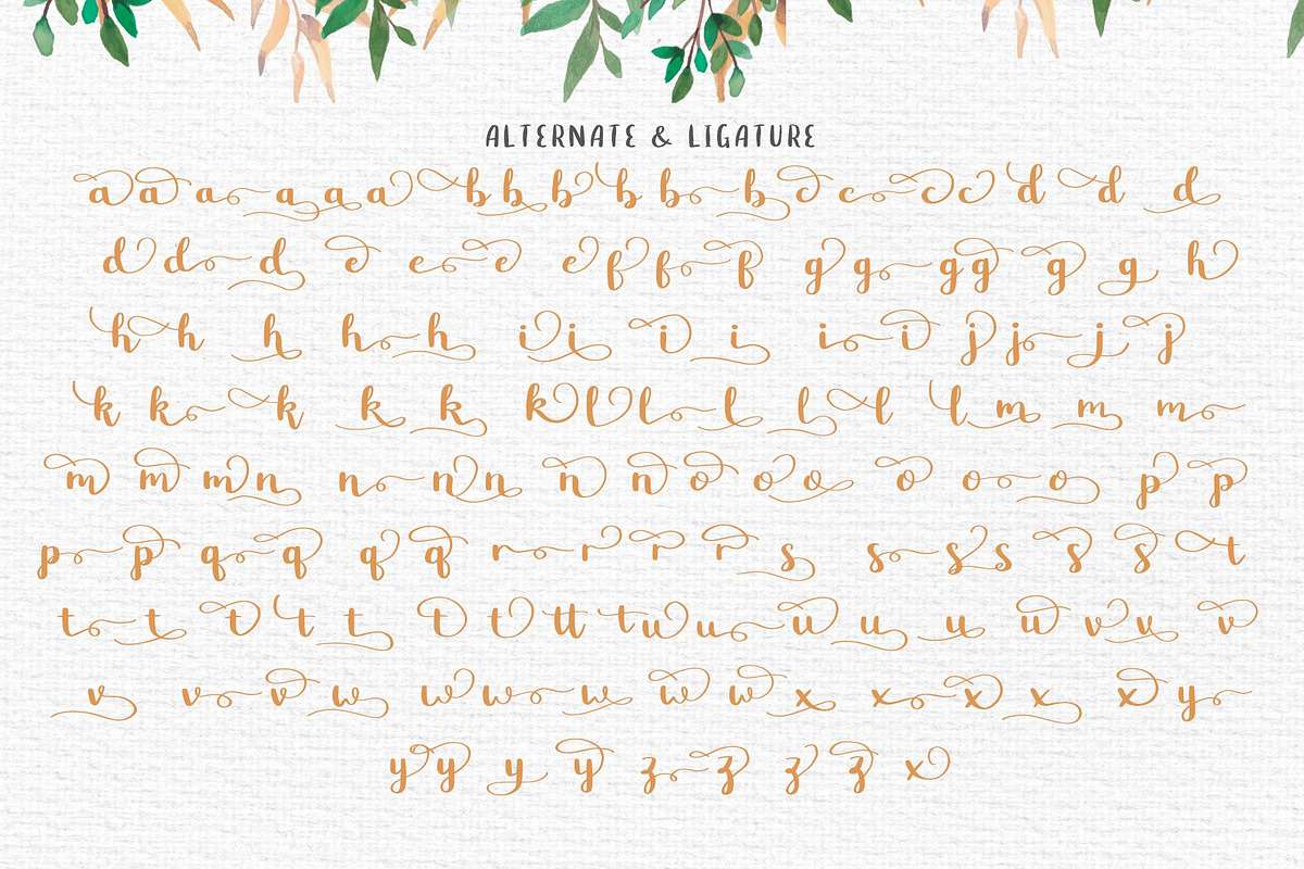 Betty Rose - Handwritten Font, a Script Font by Craft Supply Co. (Photo 10 of 11)