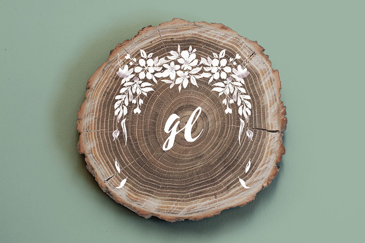 Lovely Hearts Monograms V, a Decorative Illustration by The Wedding Shop (Photo 4 of 6)