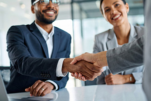 Business Handshake During Office Meeting, a Business Photo by Davizro's Market