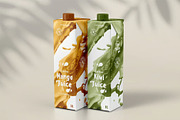 Juice Carton Mock-up, a Packaging Mockup by zippypixelstudio (Thumbnail 8 of 14)