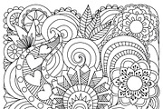 Happy Easter coloring page, an Object Graphic by Somjai King (Thumbnail 15 of 16)
