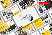 Creating – Business PowerPoint, a Presentation Template by kreatifreya (Thumbnail 1 of 5)