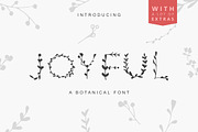 JOYFUL BOTANS, a Font by floral studio (Thumbnail 1 of 10)