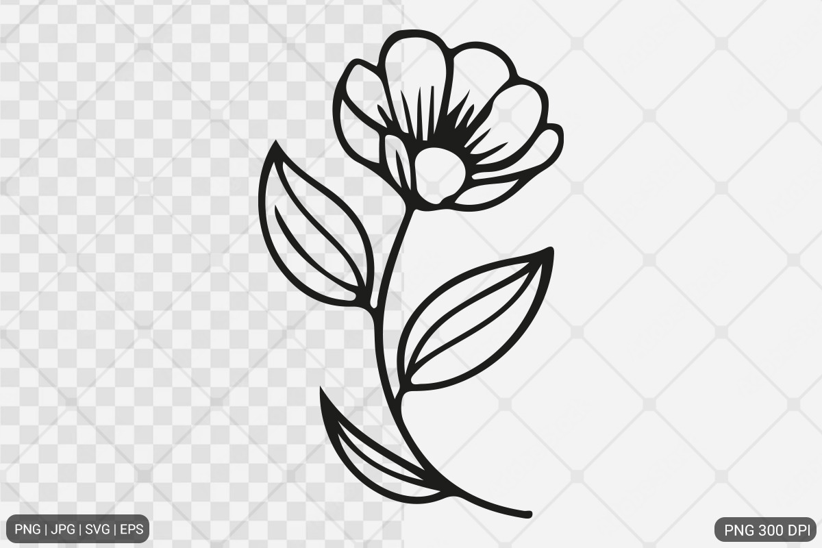 Floral Design SVG PNG Bundle, an Illustration by Actual Pixel (Photo 20 of 22)