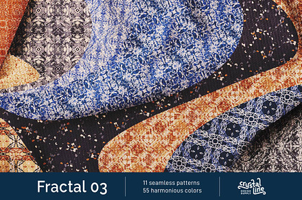 Fractal Patterns 03, a Pattern Graphic by Crystal Line
