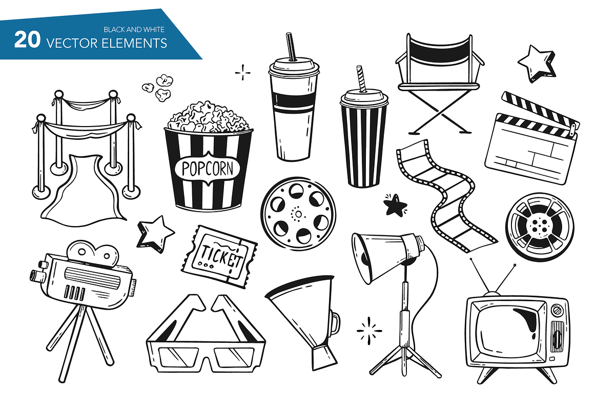 CINEMA, an Object Illustration by Shmakova Art (Photo 3 of 9)