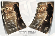 Afro Beat Music Flyer, a Flyer Template by regalDRAW (Thumbnail 3 of 4)