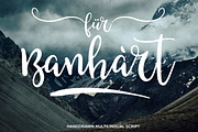 Fur Banhart Script, a Script Font by Creamy Script (Thumbnail 1 of 7)
