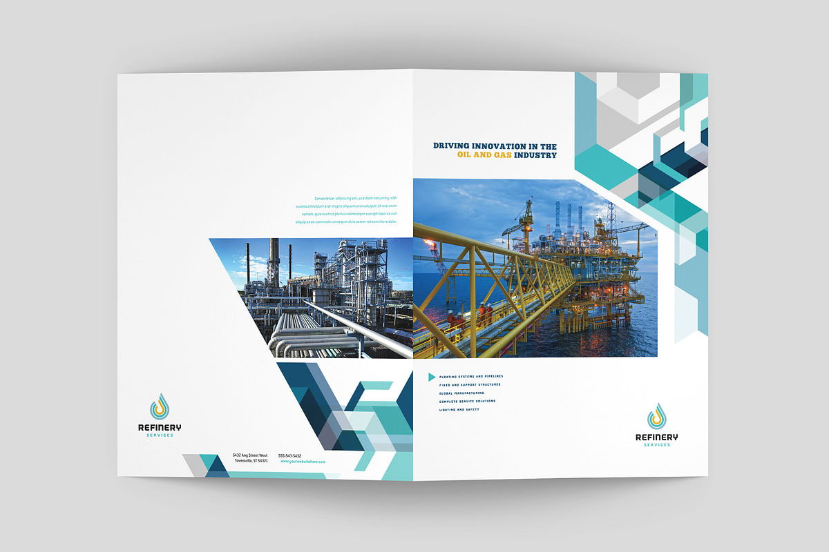 Oil & Gas Company Brochure, a Brochure Template by StockLayouts (Photo 3 of 4)