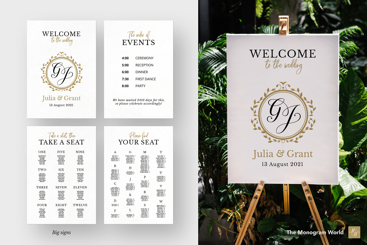 Wedding Stationery Suite, an Invitation Template by Monogram World (Photo 8 of 9)