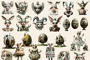 WHIMSICAL GOTHIC EASTER JOURNAL KIT, a Person Illustration by Daring Digies (Thumbnail 5 of 10)