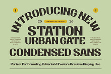 Station Urban Gate Condensed Sans