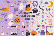 Cute Halloween Vector Clipart Pack, a Seasonal Illustration by NataKa (Thumbnail 1 of 4)