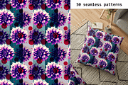 Flower power - seamless patterns, a Pattern Graphic by Art Sproot (Thumbnail 2 of 6)
