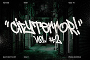 Graffiti Inspired | City Terror Vol2, a Handwritten Font by tomatstudio (Thumbnail 2 of 5)