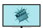 Movie clapperboard vector design, a Decorative Illustration by zyxroun shop (Thumbnail 3 of 3)