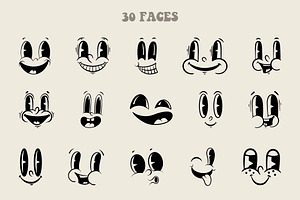 Cartoon Retro Characters. Vol 2