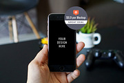 20 iPhone & Macbook Mockups, an iPhone Mockup by UI Chest (Thumbnail 9 of 9)
