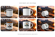 Enamel Metal Mug Mockup Set, a Cups & Container Mockup by Country4k (Thumbnail 4 of 4)
