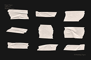 Beige Paper Adhesive Masking Tapes, a Texture Graphic by Ksuview (Thumbnail 8 of 11)
