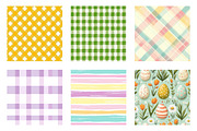 Easter Plaids, Stripes & Patterns, an Illustration by Dream Creation (Thumbnail 2 of 7)