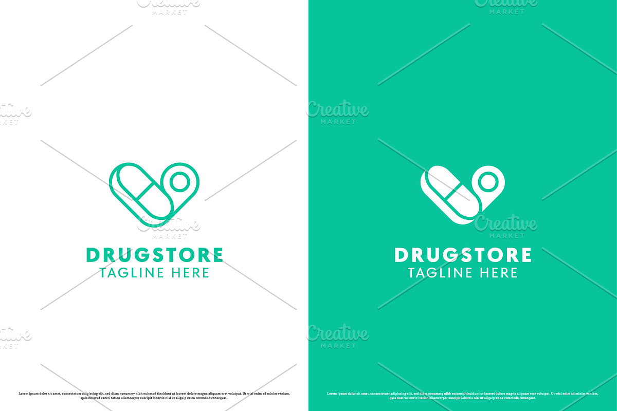 Pharmacy Clinic Logo Design Icon, a Branding & Logo Template by Morvana Crew