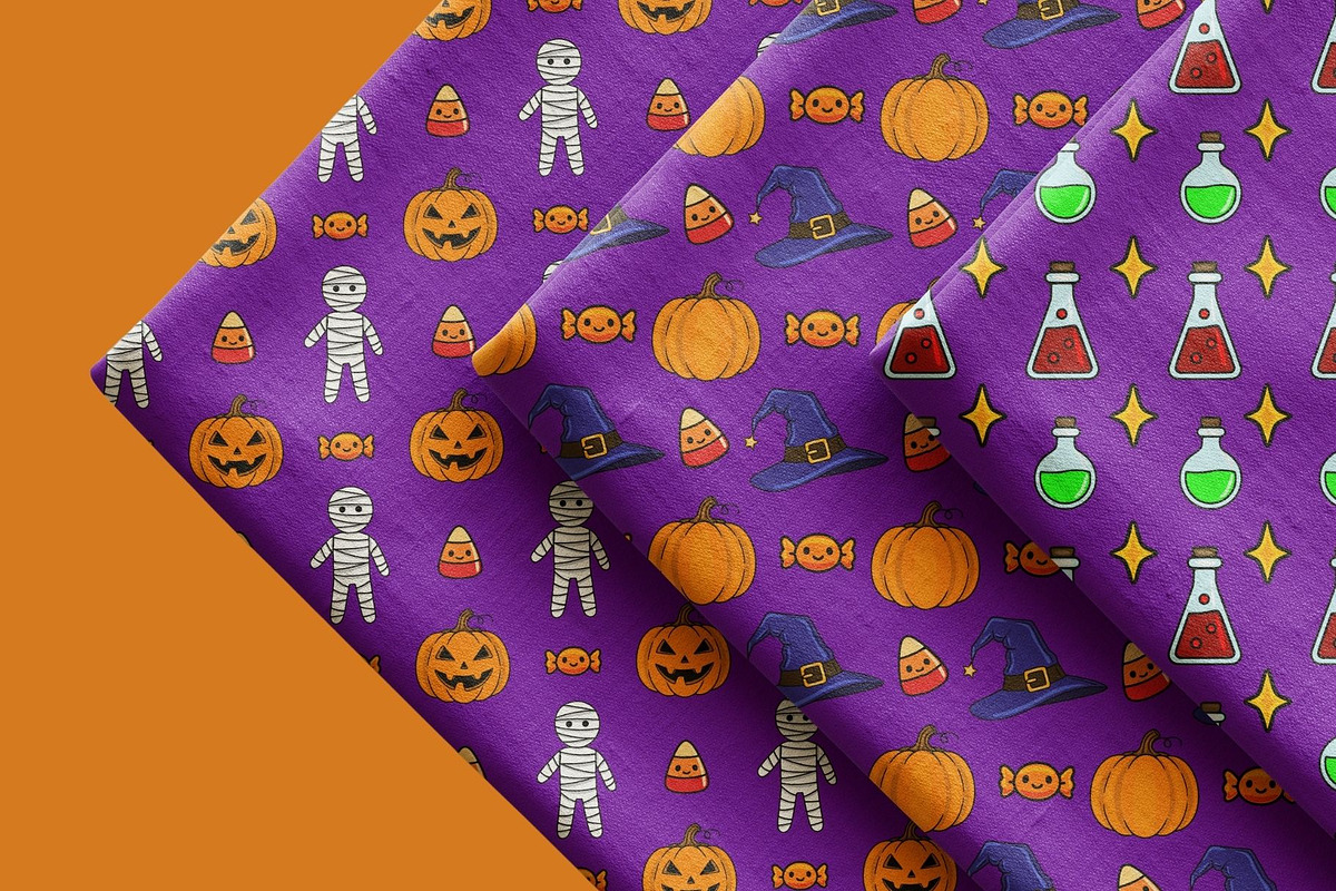Halloween: Patterns & Clipart, a Seasonal Illustration by Elatedowl (Photo 7 of 14)