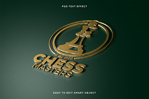 3D Copper Logo Mockup Text PHOTOSHOP, a Layer Style Add-On by Beast Designer