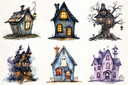 Haunted House Halloween Bundle, an Illustration by Pixels.Craft (Thumbnail 3 of 5)